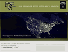Tablet Screenshot of physiciandirectservices.com